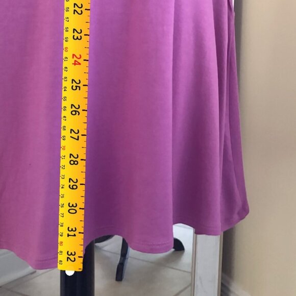 Jade by Jane Lavender Macrame Fringe Dress Small Boho Hippie - Picture 7 of 9